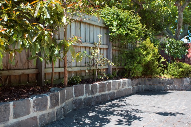 Path edging melbourne garden design idea