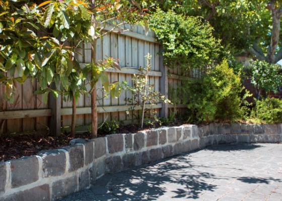 Path edging melbourne garden design idea